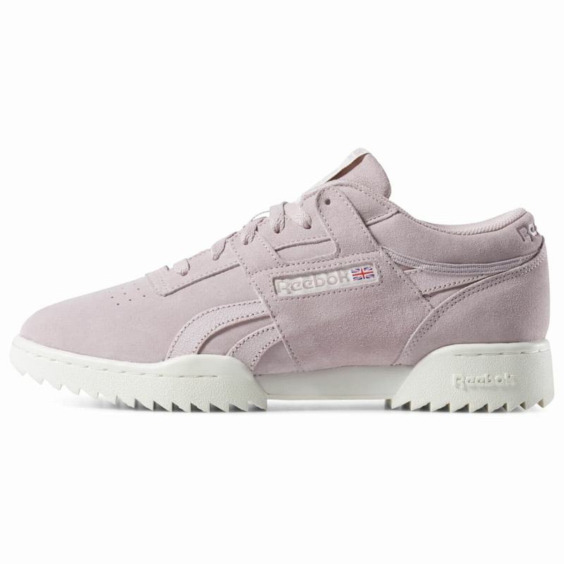 Tenisi Reebok Workout Clean Ripple Barbati Violet Romania AO1332RD